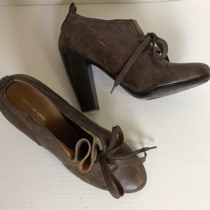 Dries van Noten stacked heel ankle booties